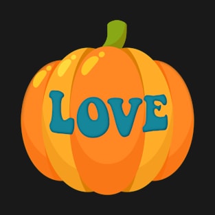 Love Pumpkin Retro 60s T-Shirt