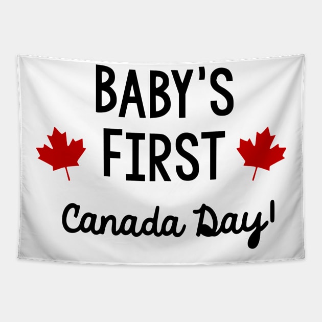 baby's first canada day! Tapestry by Dieowl