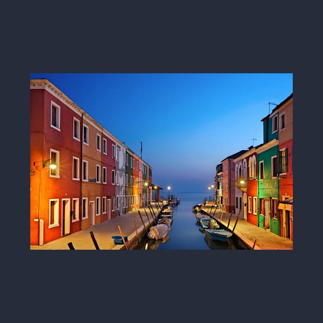 Dusk at Burano island by Cretense72