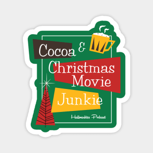 Cocoa & Christmas Movie Junkie Magnet