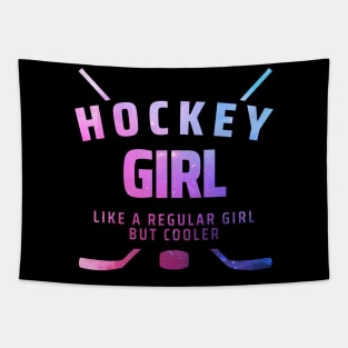 hockey girl Tapestry