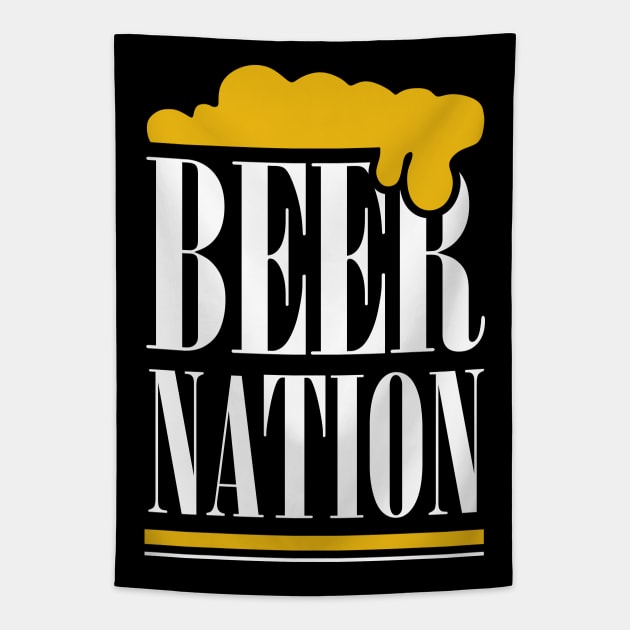 Beer Nation Tapestry by MZeeDesigns