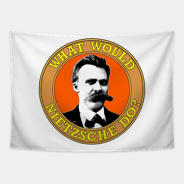 Nietzsche Tapestry by Retro-Matic