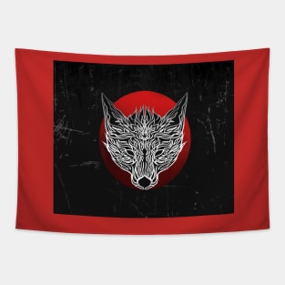 Night wolves Tapestry