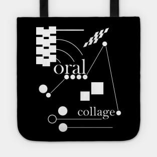 Graphic Notation - White | Oral Collage Tote