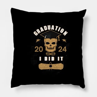 Graduation - I did it 2024 Pillow