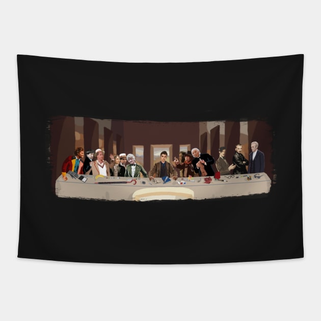The last supper of the Doctor Tapestry by lleganyes