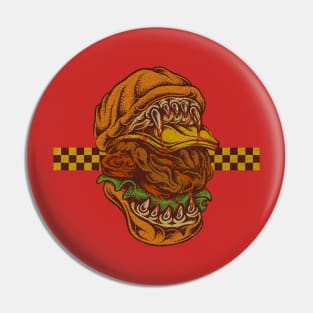 Monster Burger Pin