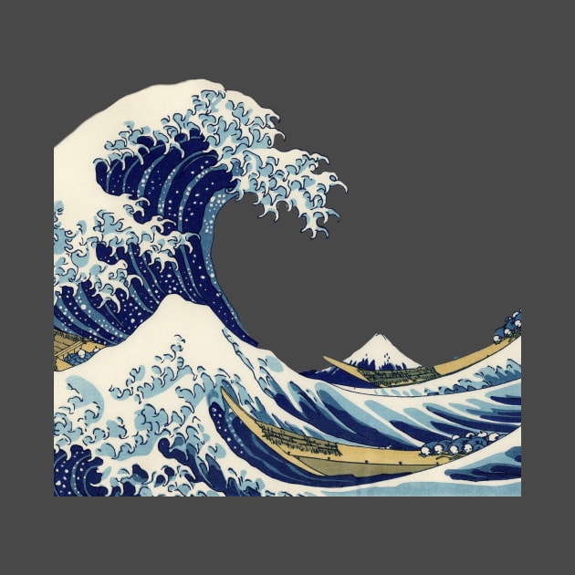 The Great Wave off Kanagawa by EarlGreyTees