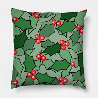 Holly Berries Pillow