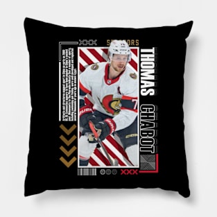 Thomas Chabot Paper Poster Version 10 Pillow