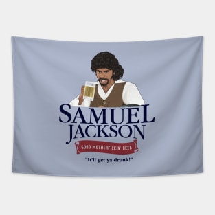 Samuel Jackson Good Motherf*ckin' Beer Tapestry