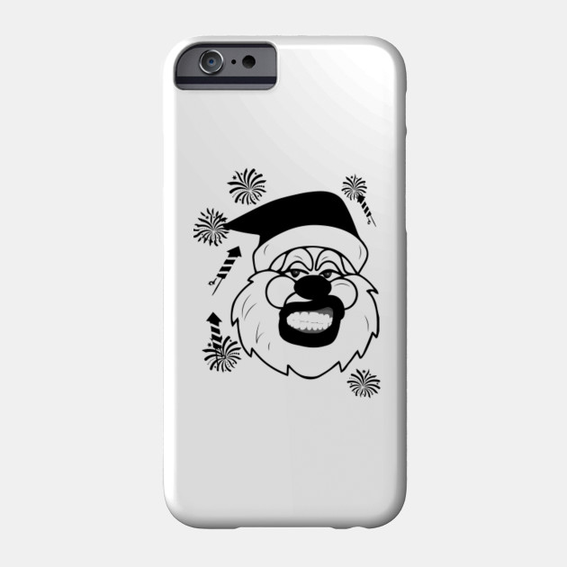 Cwhite Disgusted Funny Santa Claus Santa Claus Phone Case