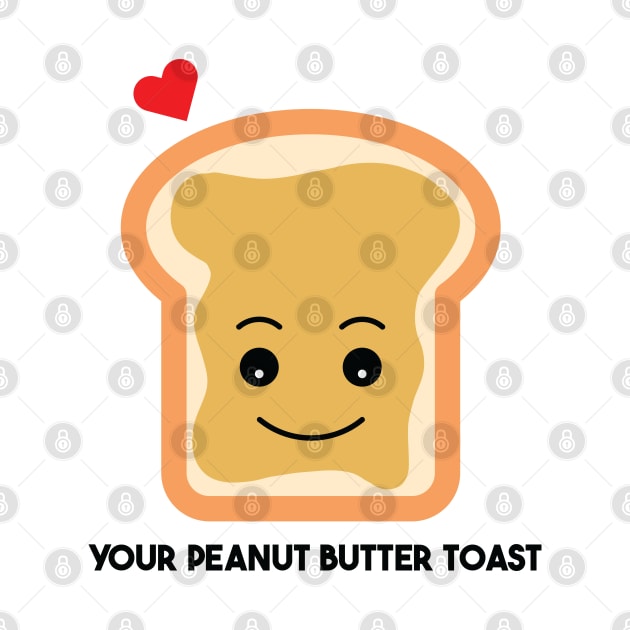 Your peanut butter toast by borntostudio