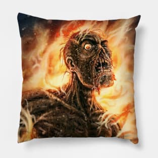 Fire Zombie Pillow