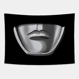 Mighty Morphin Power Mask BLACK Tapestry