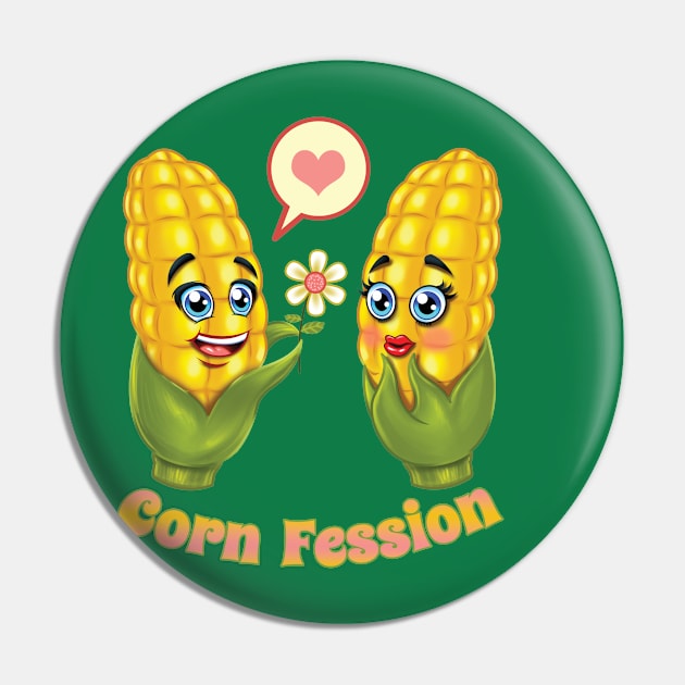 Corn Fession Pin by Pigeon585