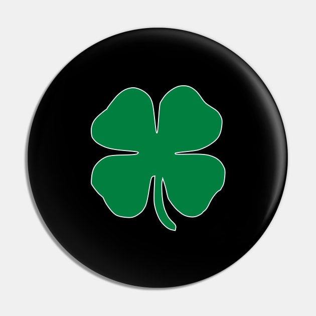 St. Patrick's Day Shamrock Pin by Wanderer Bat