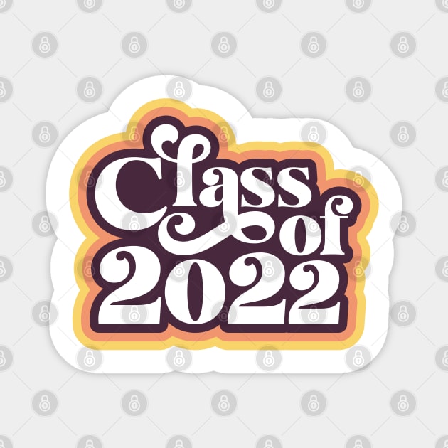 Class of 2022 Retro Magnet by erock