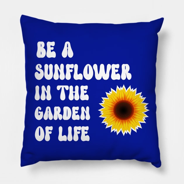 YELLOW Sunflower Inspirational Quote Pillow by SartorisArt1