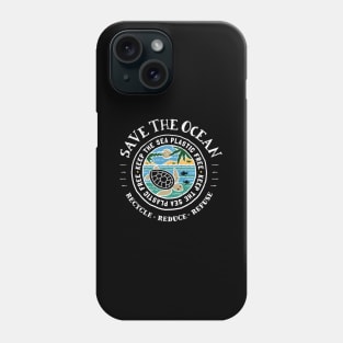 Save The Ocean - Keep The Sea Plastic Free Turtle Phone Case