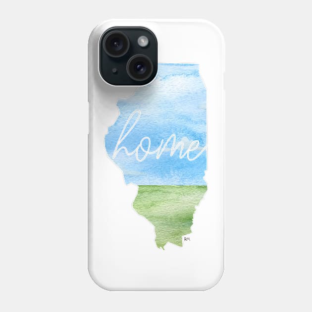 Illinois Home State Phone Case by RuthMCreative