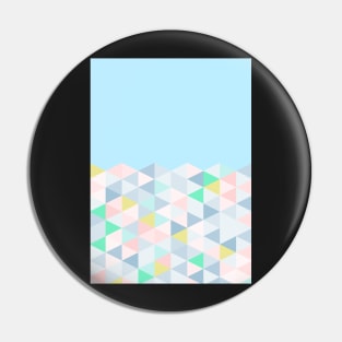 Pastel Geometric (Blue) Pin