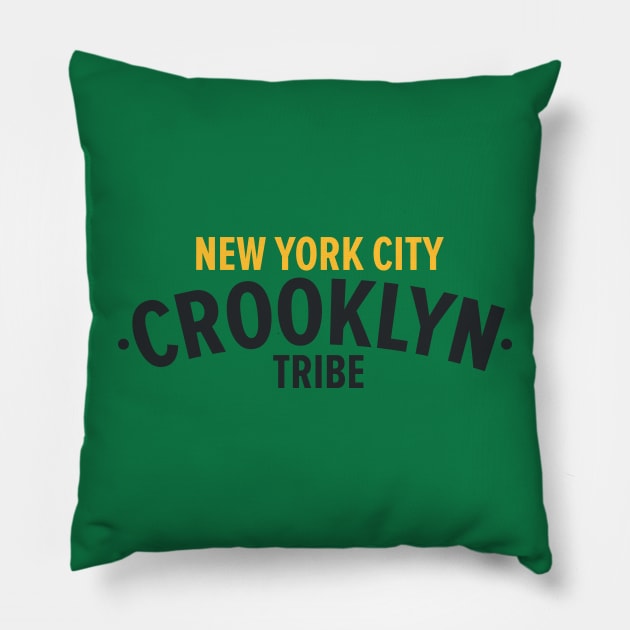 New York Brooklyn, Brooklyn Zoo, Brooklyn Logo, Crooklyn Pillow by Boogosh