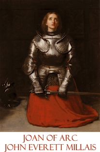 Joan of Arc by John Everett Millais Magnet