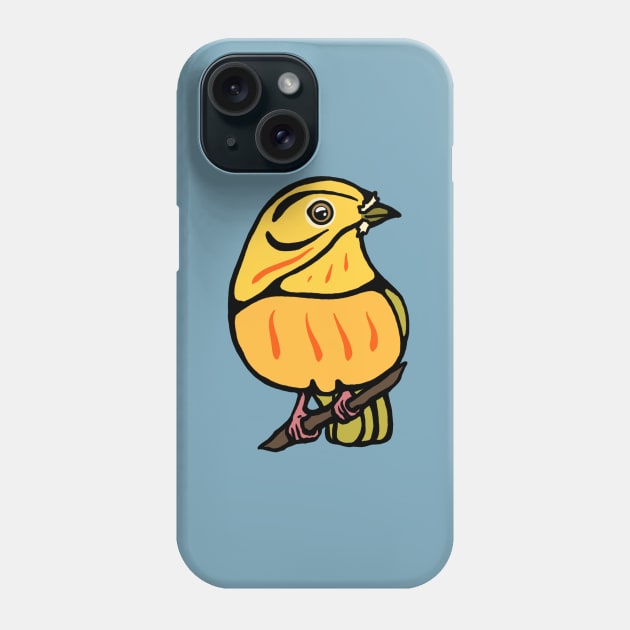 Yellow Warbler Graphic Phone Case by New World Aster 