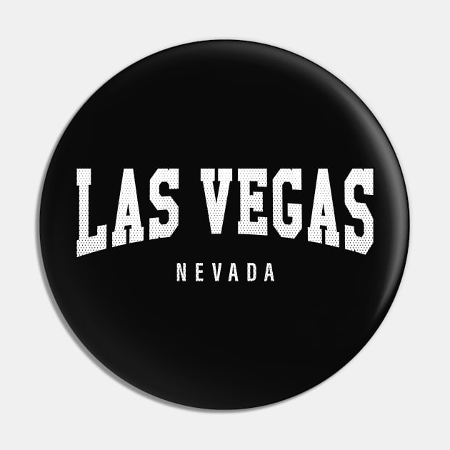 Las Vegas, Nevada - NV Football Typography Pin by thepatriotshop