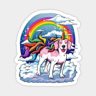 Beagle Unicorn Dog Magnet