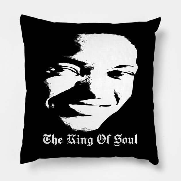 Sam Cooke The King Of Soul Pillow by Angel arts