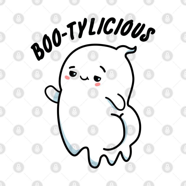 Bootylicious Cute Ghots Pun by punnybone