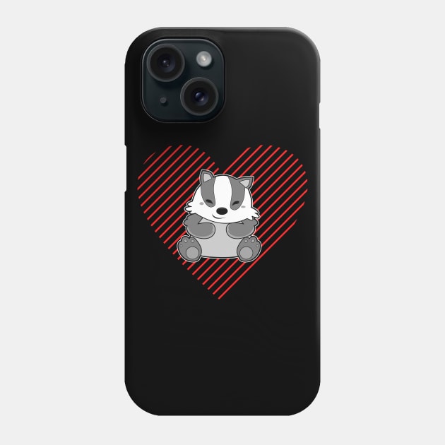 Badger Love Phone Case by Imutobi