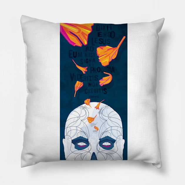 Day of the Dead Speaks to Us Pillow by dcescott