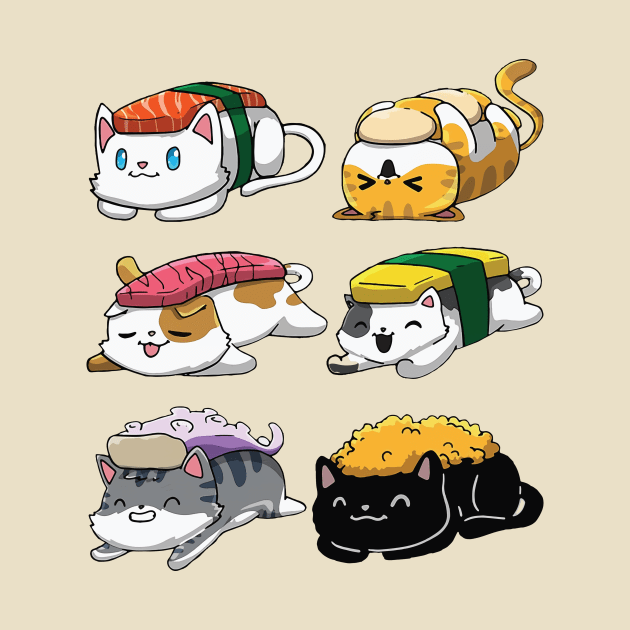 Sushi Cats by binding classroom