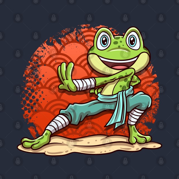 Ninja toad frog by DebbiesDashingDesigns