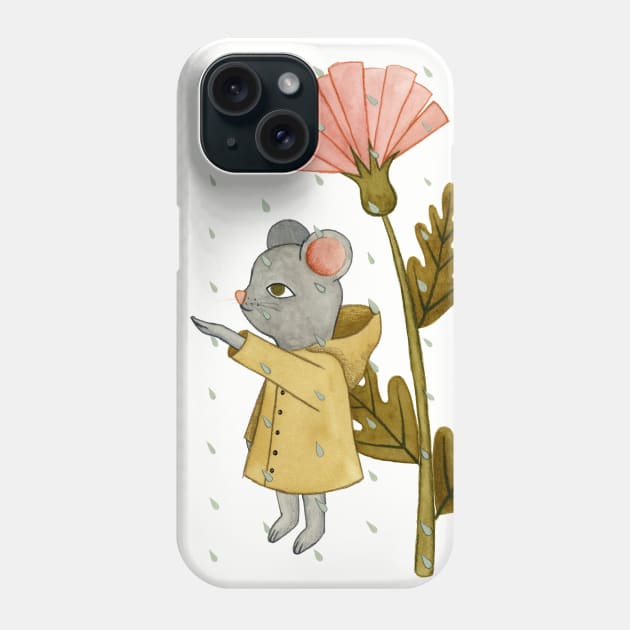 Spring Rain Phone Case by annyamarttinen