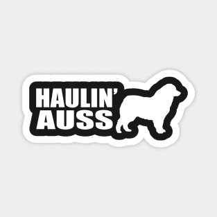 HAULIN' AUSS  (WHITE) Magnet