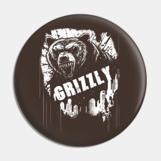 The Grizzly Bear's Grip: A Symbol of the Crypto Market's Resilience in the Bitcoin Bear Market Pin