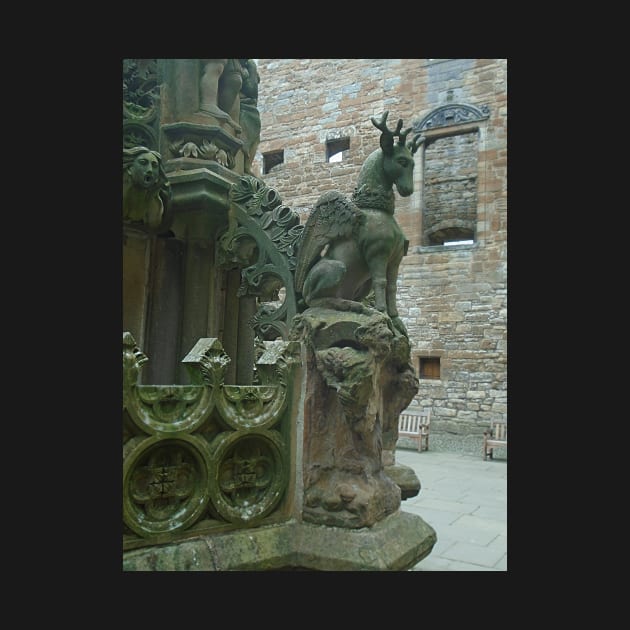 Fountain Detail (10), Linlithgow Palace, Scotland by MagsWilliamson