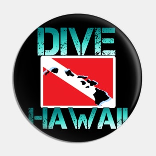 Scuba dive Hawaii Pin