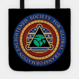 Retro Vintage Enlightened Society for Global Transformation Las Vegas Tote