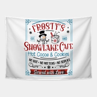 Frosty's Snowflake Cafe Tapestry