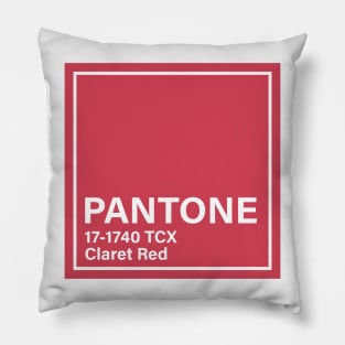 pantone 17-1740 TCX Claret Red Pillow