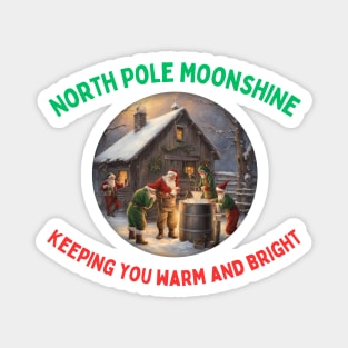 North Pole Moonshine Magnet