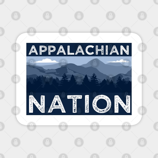 Appalachian Nation Magnet by Suztv