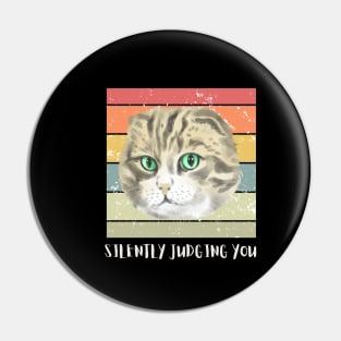 Silently judging you. Pin