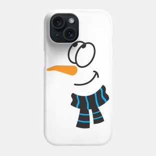 snowman face Phone Case